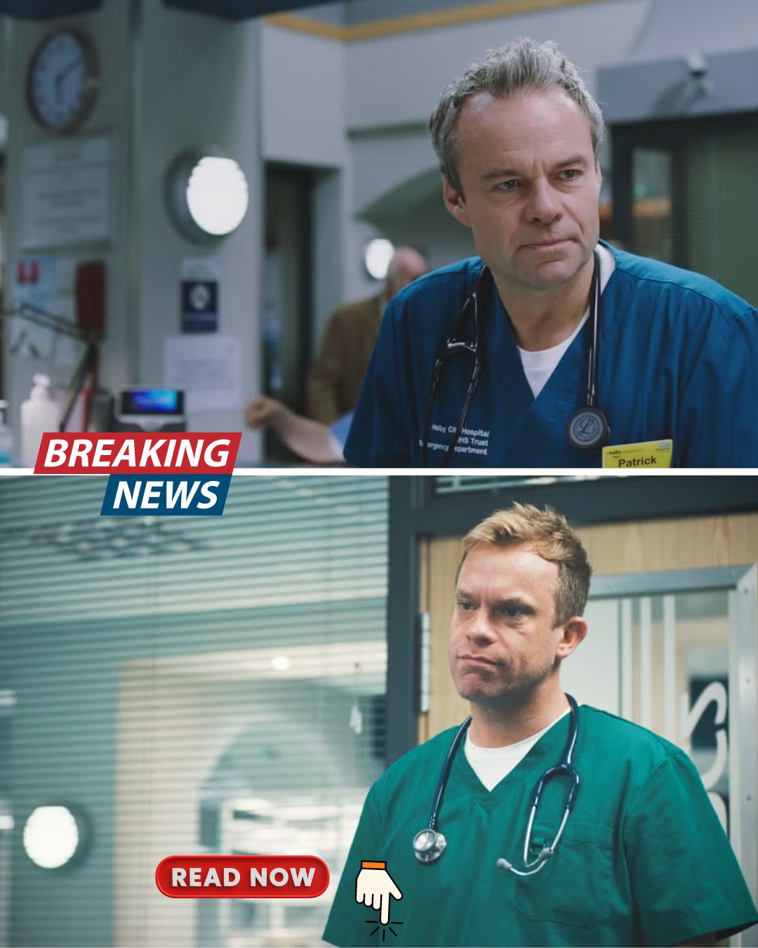 Casualty newcomer Jamie Glover reveals Patrick and Dylan tensions