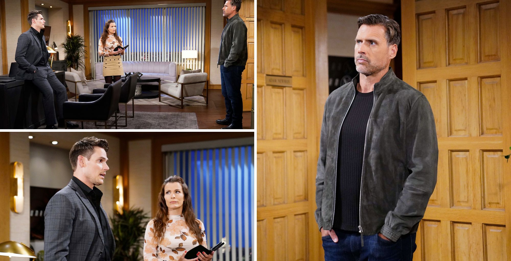 Y&R Spoilers Photo Preview September 29: Adam, Nick & Chelsea Brace for Victor’s Next Move Against Cane
